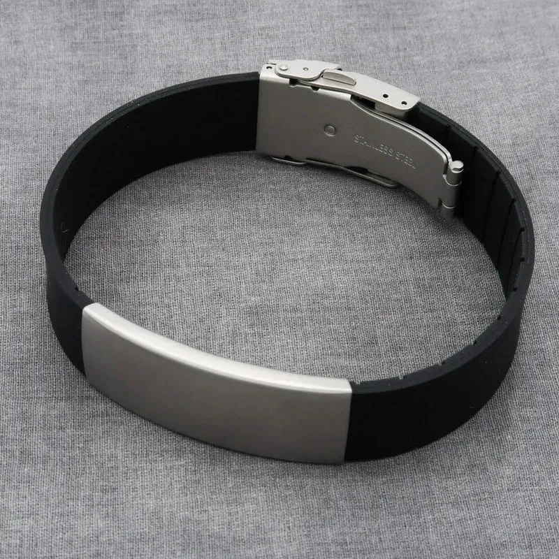 QR Code Armband mit Gravur personalisiert für Events / Marketing