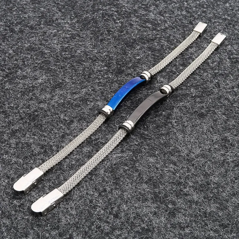 Armband "Linky" mit Namen graviert, Armband aus feinem Gliederband, Edelstahl