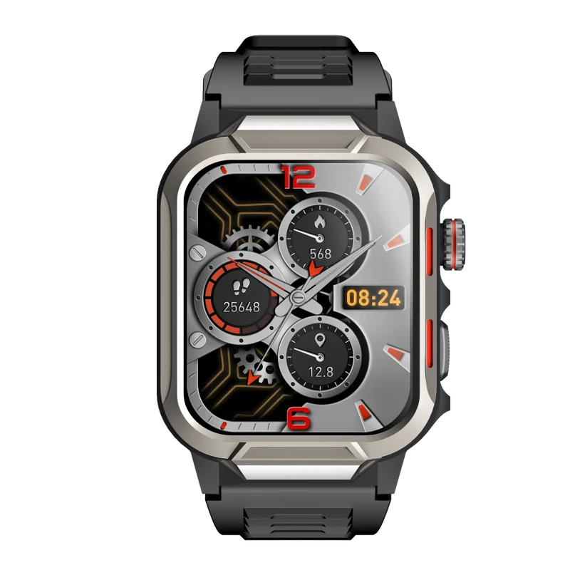 Runmefit ARMOR Outdoor Smartwatch – mit Space Grau Gehäuse