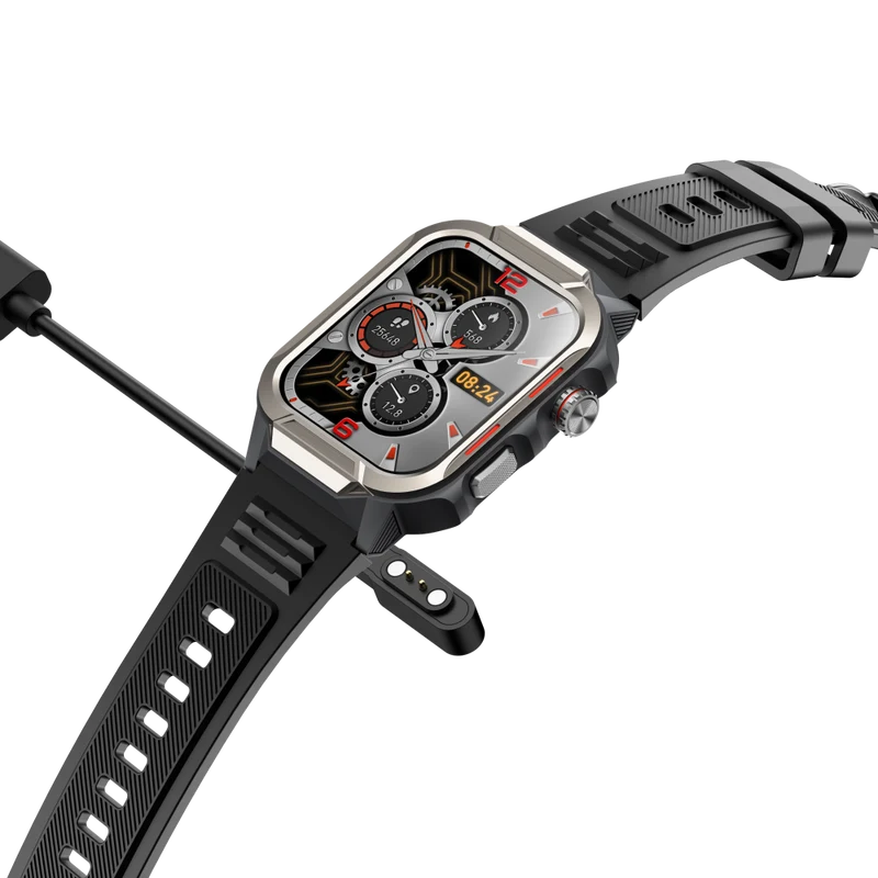 Runmefit ARMOR Outdoor Smartwatch – mit Space Grau Gehäuse