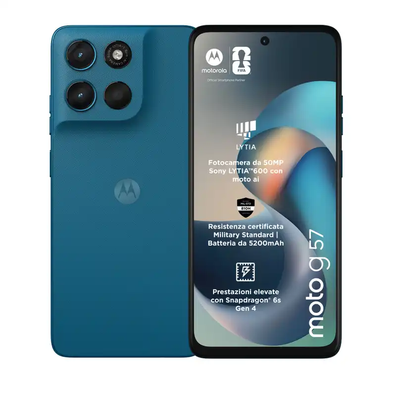 Motorola Solutions Motorola moto g57 , 17,1 cm (6.72"), 8 GB, 256 GB, 50 MP, Android 16.0, Grün