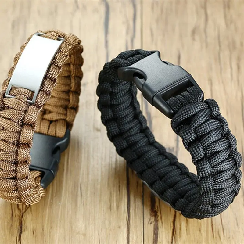 Armband Gravur personalisiert mit Namen "Carpe Diem" aus Nylonseil / Paracord Gravur Personalisiert