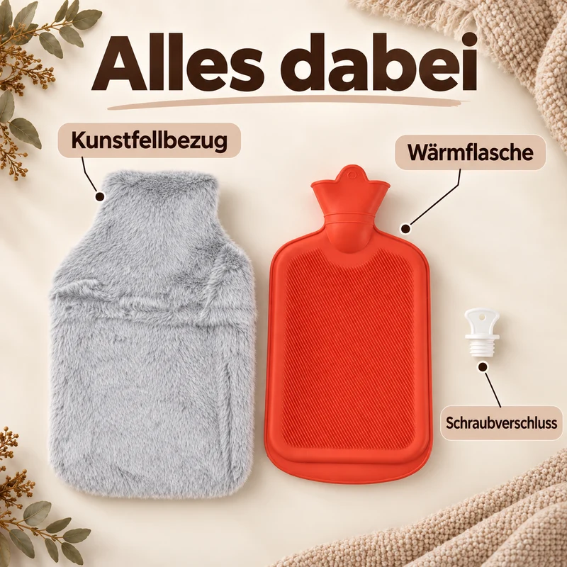 hotwater bag capacity:2 L size 21*36 Weight:390g matrial: synthetic fur colour:lavender