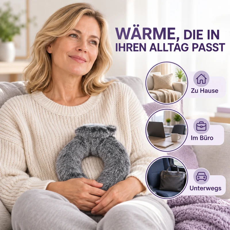 hotwater bag capacity:0.85L size 22*18 Weight:300g matrial: synthetic fur colour:dark grey