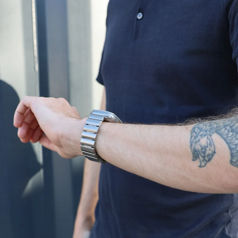 Gliederarmband "Titan" für Federsteg