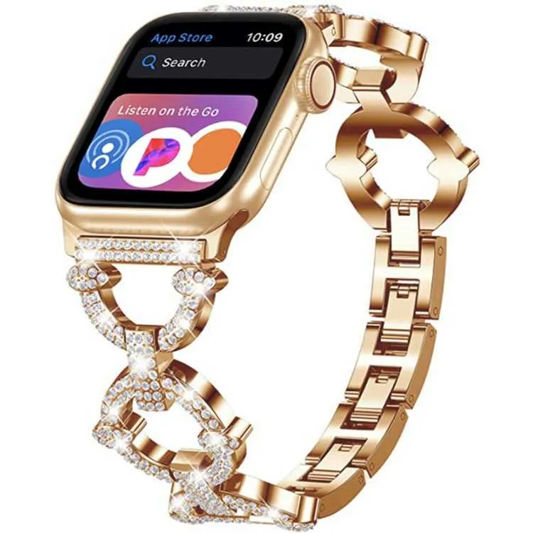 Damen Armband Glitzer für Apple Watch 41 | 45 mm