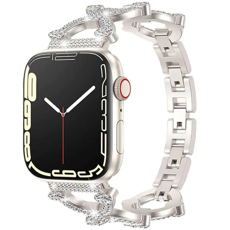 Damen Armband Glitzer für Apple Watch 41 | 45 mm