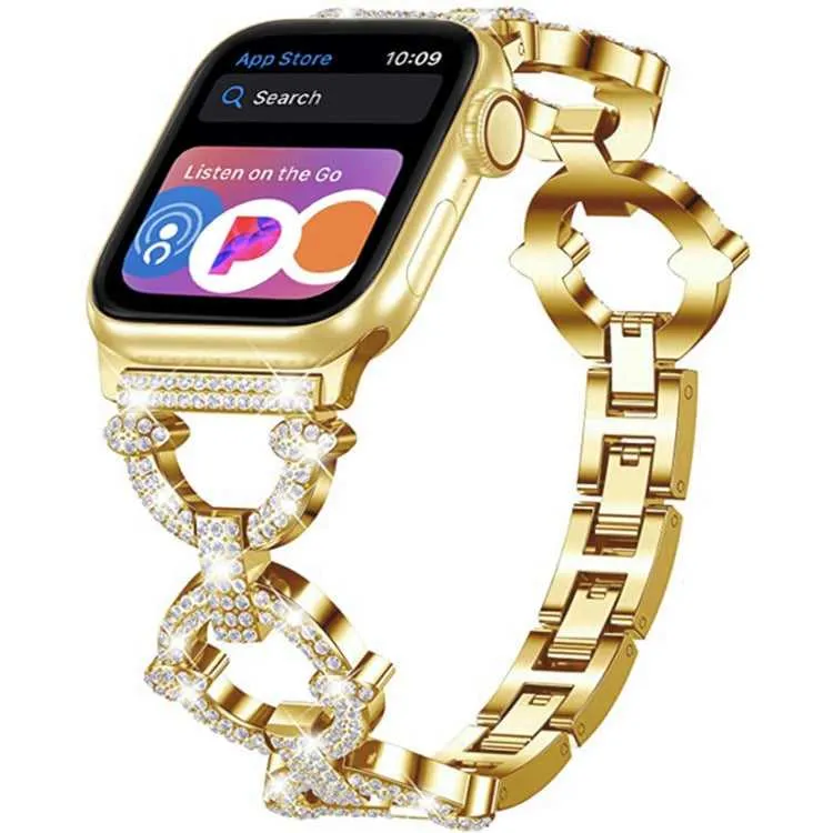 Damen Armband Glitzer für Apple Watch 41 | 45 mm