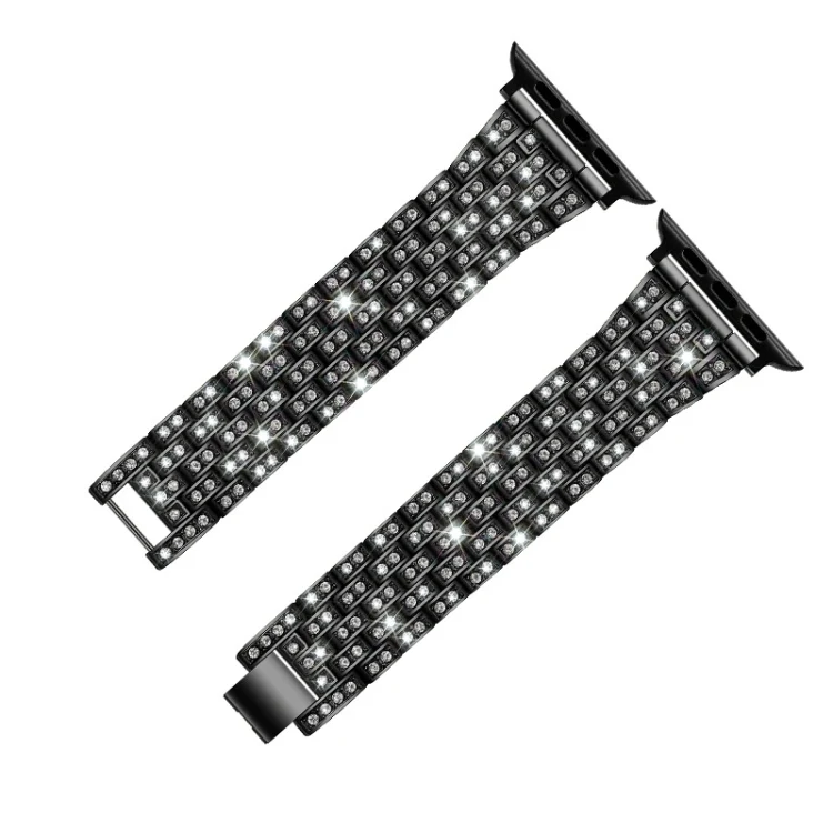 Strass Glitzer Armband für Apple Watch 7 41+45mm | 6 & SE & 5 & 4 40+44mm | 3 & 2 & 1 38+42mm