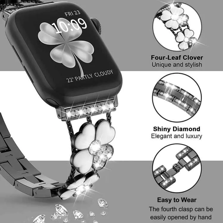 Glitzer Armband für Apple Watch 49 - 41 mm