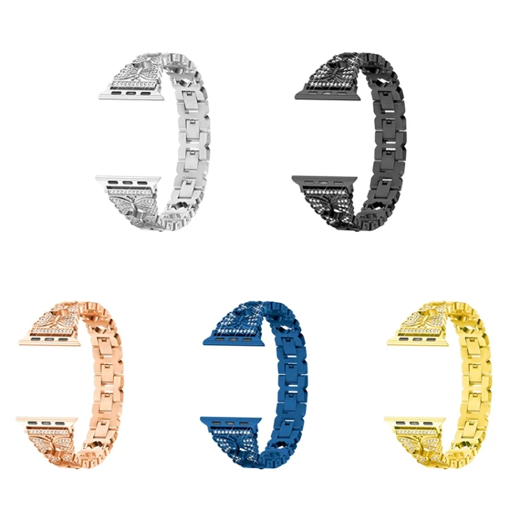 Edelstahlarmband für die Apple Watch-Serie, 7 41mm / 6&SE&5&4 40mm / 3&2&1 38mm, 7 45mm / 6&SE&5&4 44mm / 3&2&1 42mm