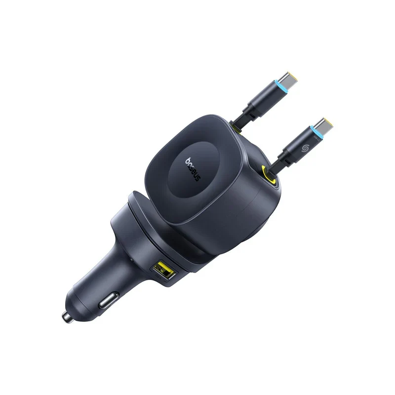 Baseus PrimeTrip VR2 Max Car Charger with Retractable Cable 3C+U 163W