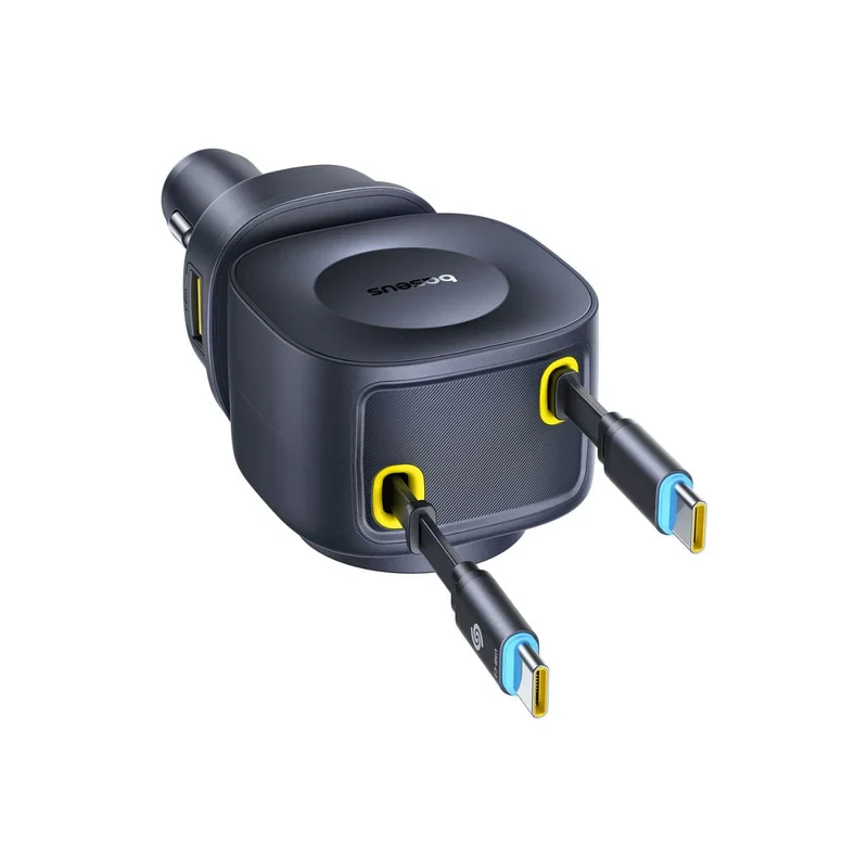 Baseus PrimeTrip VR2 Max Car Charger with Retractable Cable 3C+U 163W