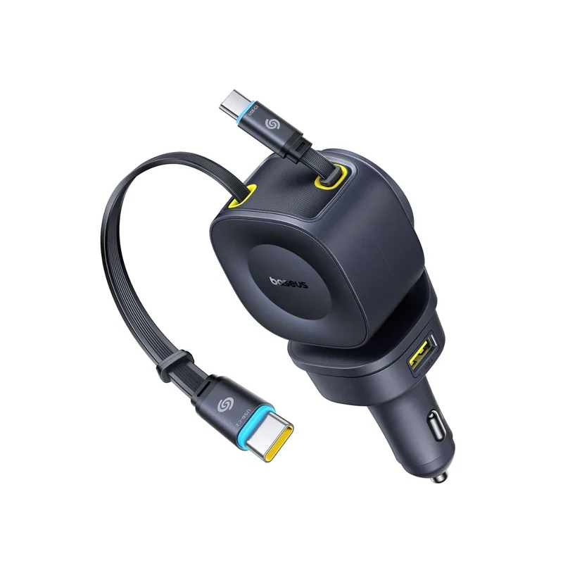 Baseus PrimeTrip VR2 Max Car Charger with Retractable Cable 3C+U 163W