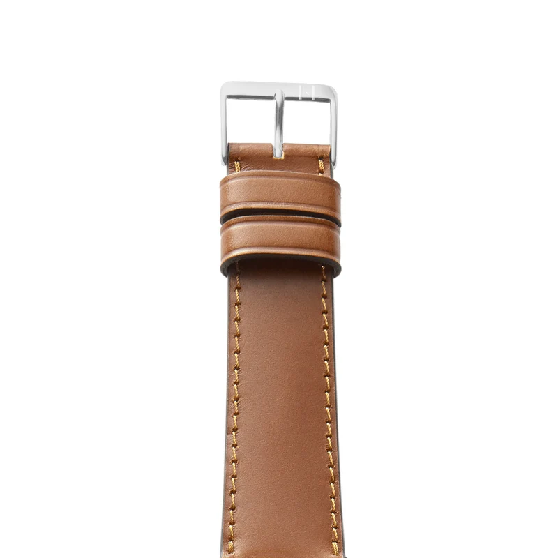 Apple Watch 10 Armband WINTERHUDE aus Shell Cordovan Leder – Cognac