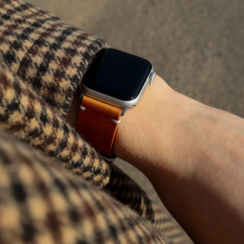 Vintage Lederarmband für Apple Watch