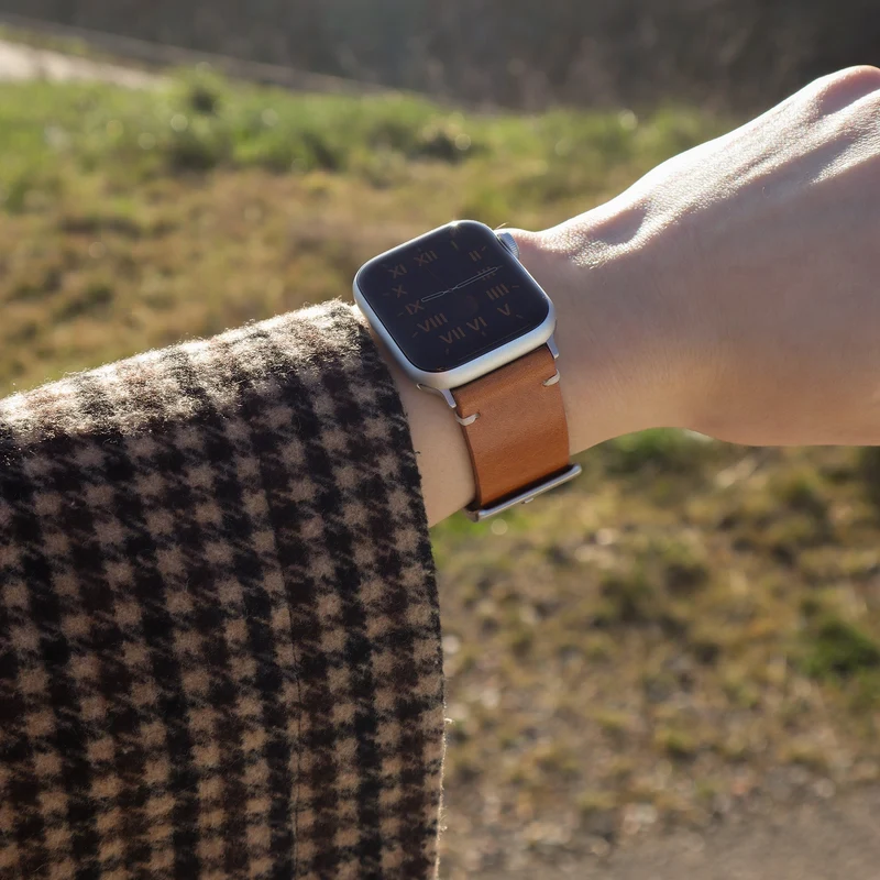 Vintage Lederarmband für Apple Watch