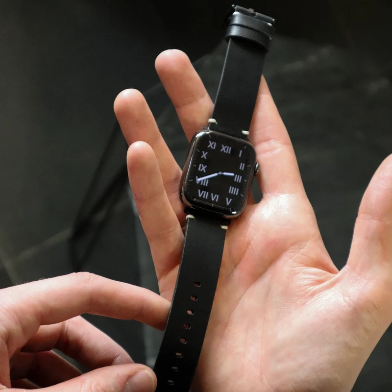 Vintage Lederarmband für Apple Watch
