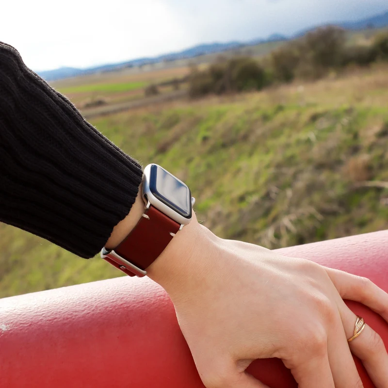 Vintage Lederarmband für Apple Watch