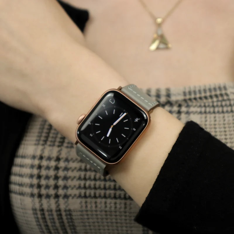 Kunstlederarmband für Apple Watch