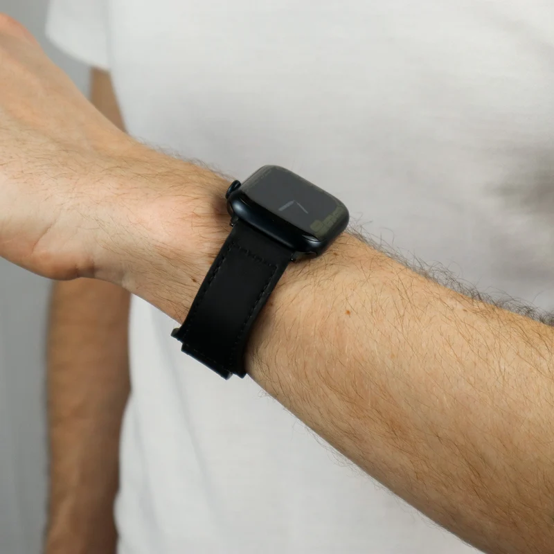 Kunstlederarmband für Apple Watch