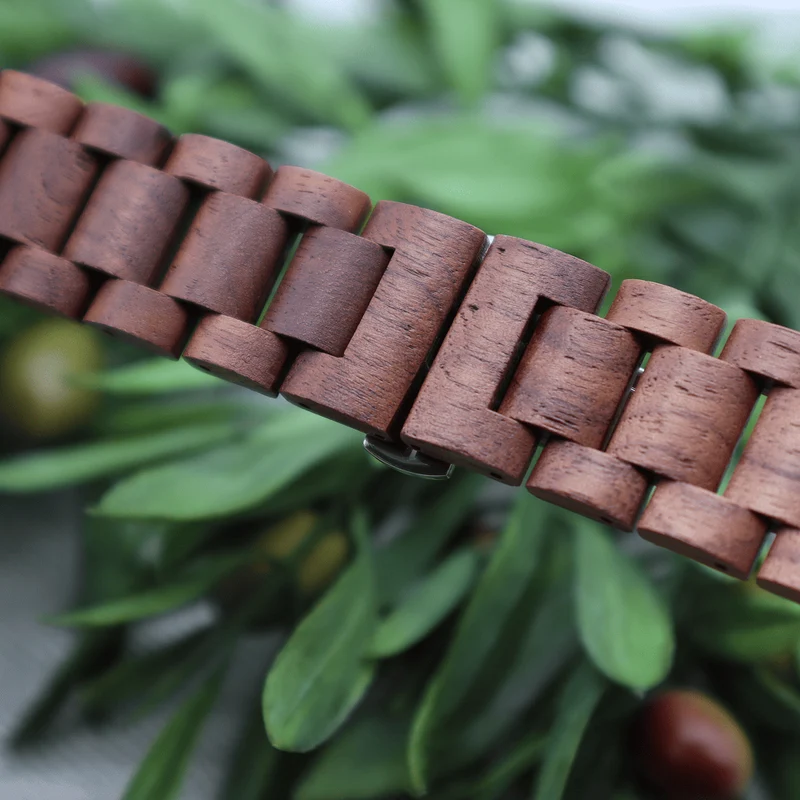 Gliederarmband "Holz" für Apple Watch