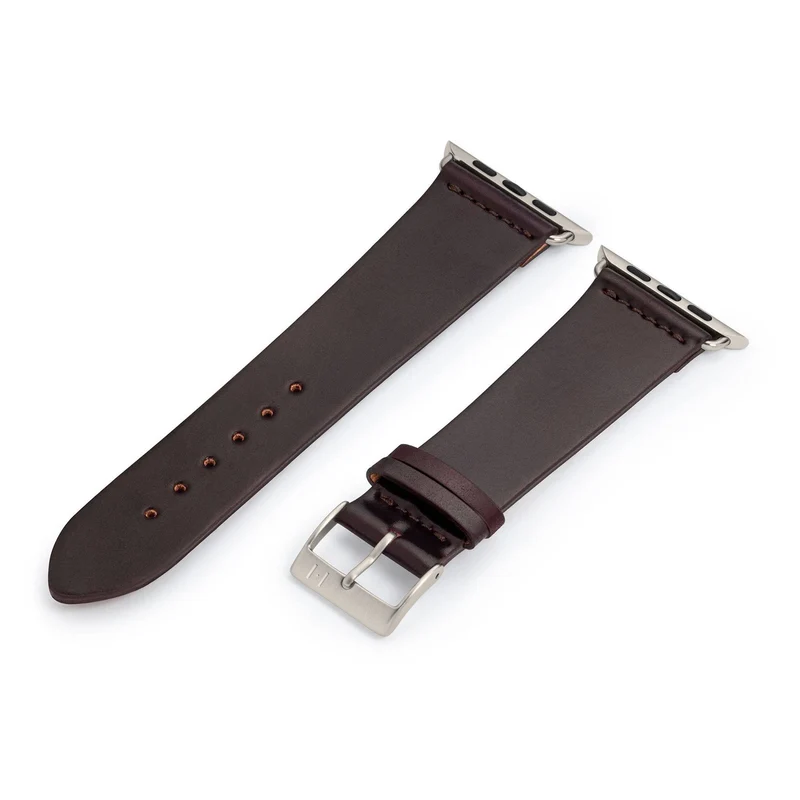 Apple Watch Ultra Armband EPPENDORF aus Shell Cordovan Leder – Bordeaux