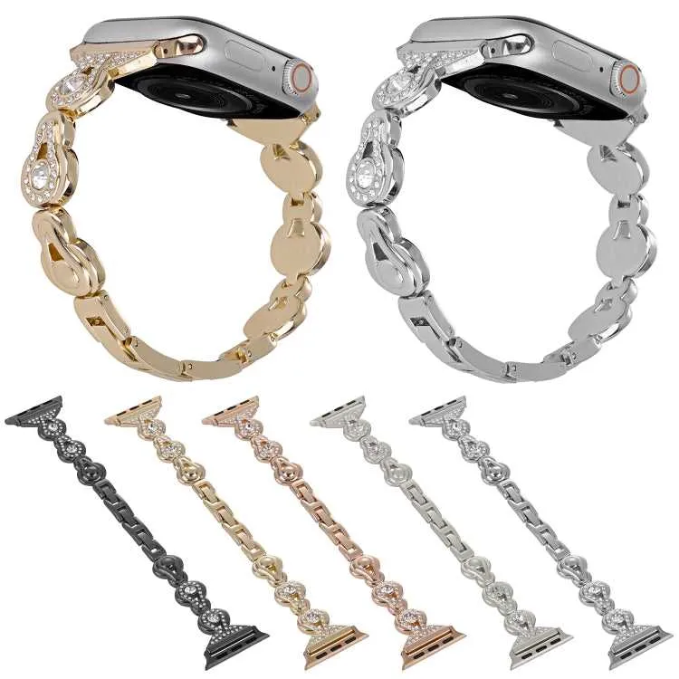 Strass Glitzer Armband für Apple Watch 8 41mm | 8 45mm | SE 2022 40mm | SE 2022 44mm | Series 7 41mm | Series 7 45mm