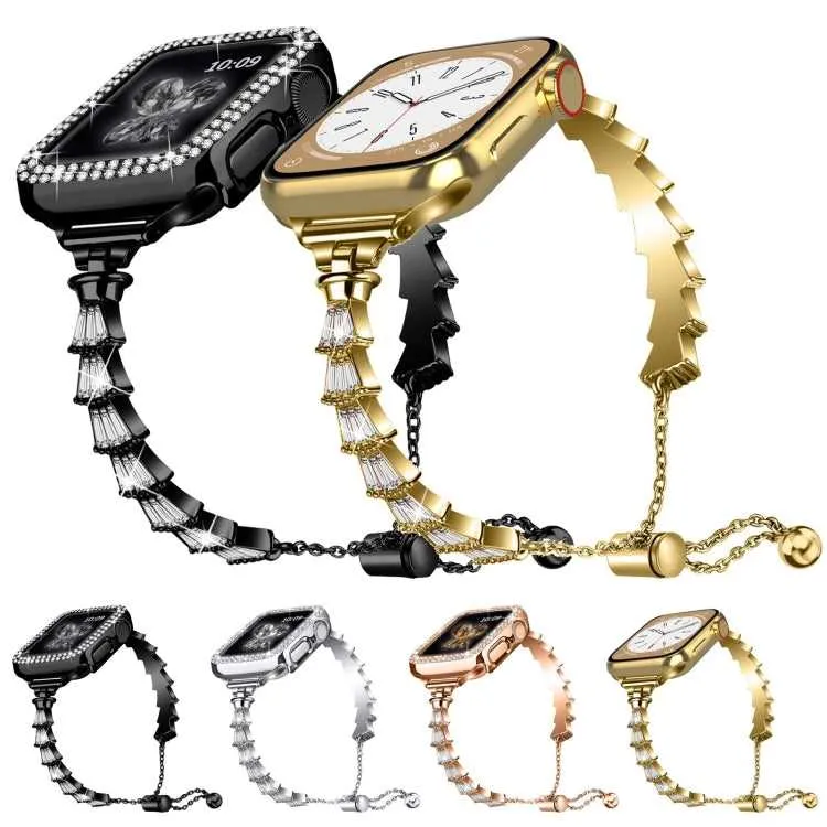 Strass Glitzer Armband für Apple Watch 49 - 41 mm