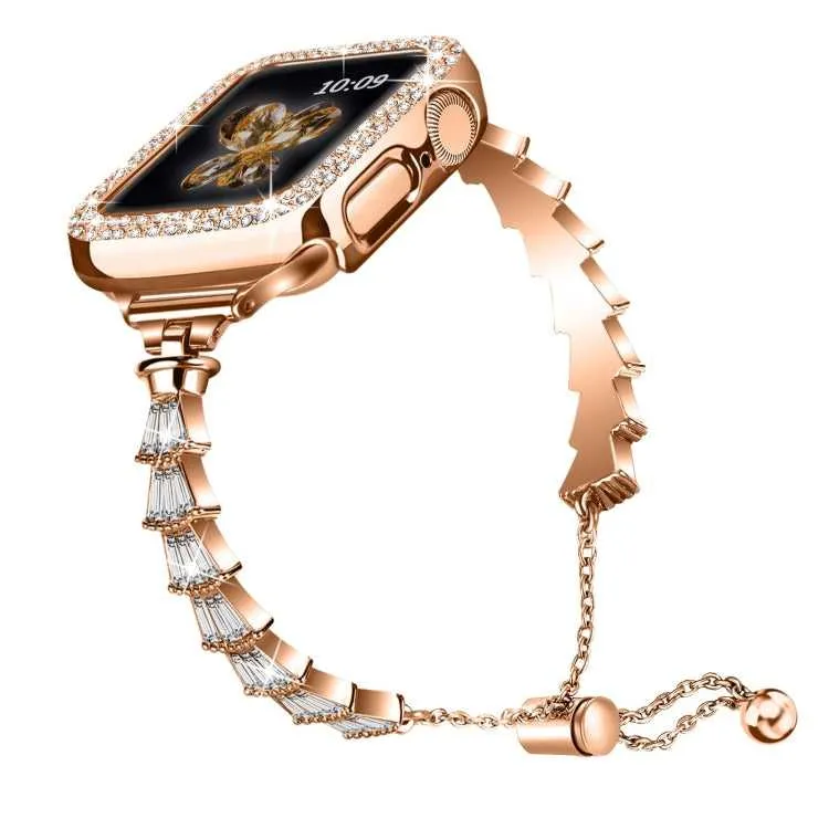 Strass Glitzer Armband für Apple Watch 49 - 41 mm