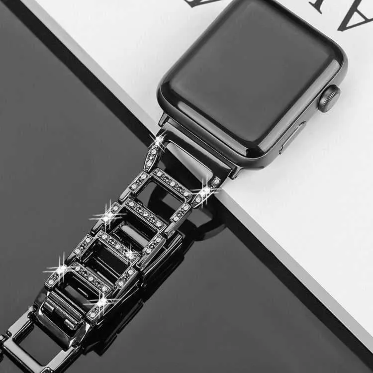 Strass Edelstahlarmband für Apple Watch 38| 40 | 41 mm