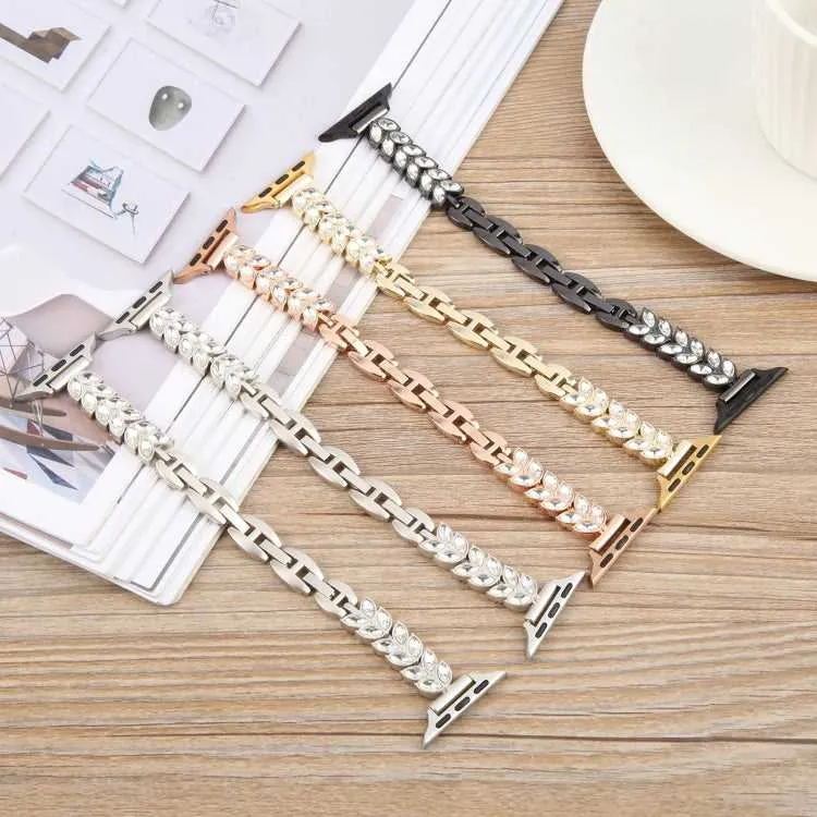 Strass Glitzer Armband für Apple Watch 49 - 38 mm