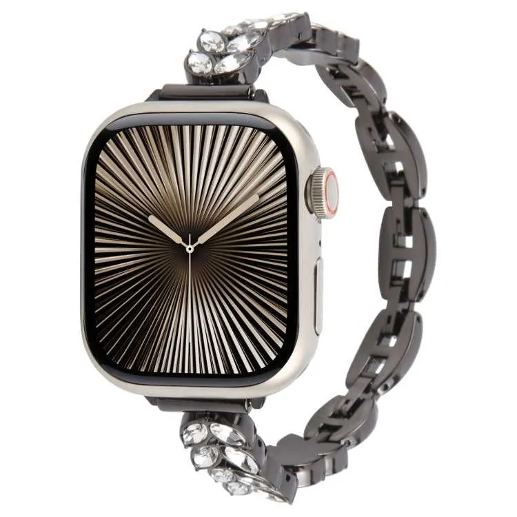 Strass Glitzer Armband für Apple Watch 49 - 38 mm