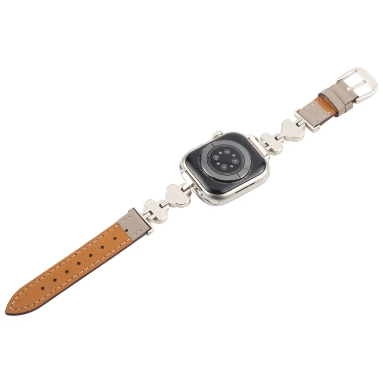 Leder Armband mit Strass für Apple Watch 38 mm - 49 mm