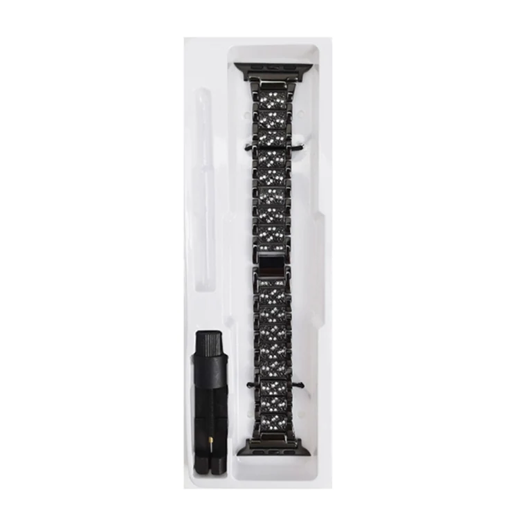 Strass Glitzer Armband für Apple Watch 45 - 38 mm