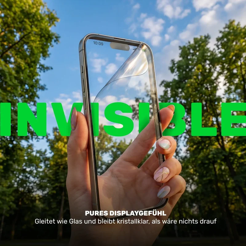 Crystal Clear Displayschutzfolie für Tablets von GreenMNKY
