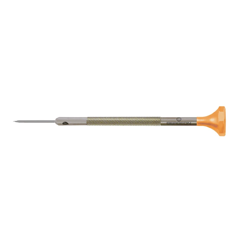 Bergeon Schraubendreher 30081-AT-180, aus Inox, mit Edelstahlklinge, 1,8 mm, mit 2 Ersatzklingen