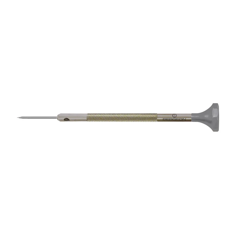 Bergeon Schraubendreher 30081-AT-110, aus Inox, mit Edelstahlklinge, 1,1 mm, mit 2 Ersatzklingen