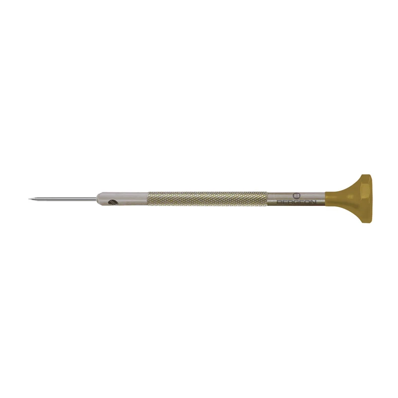 Bergeon Schraubendreher 30081-070, aus Inox, mit Edelstahlklinge, 0,7 mm, ergonomisch