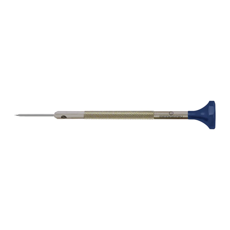 Bergeon Schraubendreher 30081-AT-250, aus Inox, mit Edelstahlklinge, 2,5 mm, mit 2 Ersatzklingen