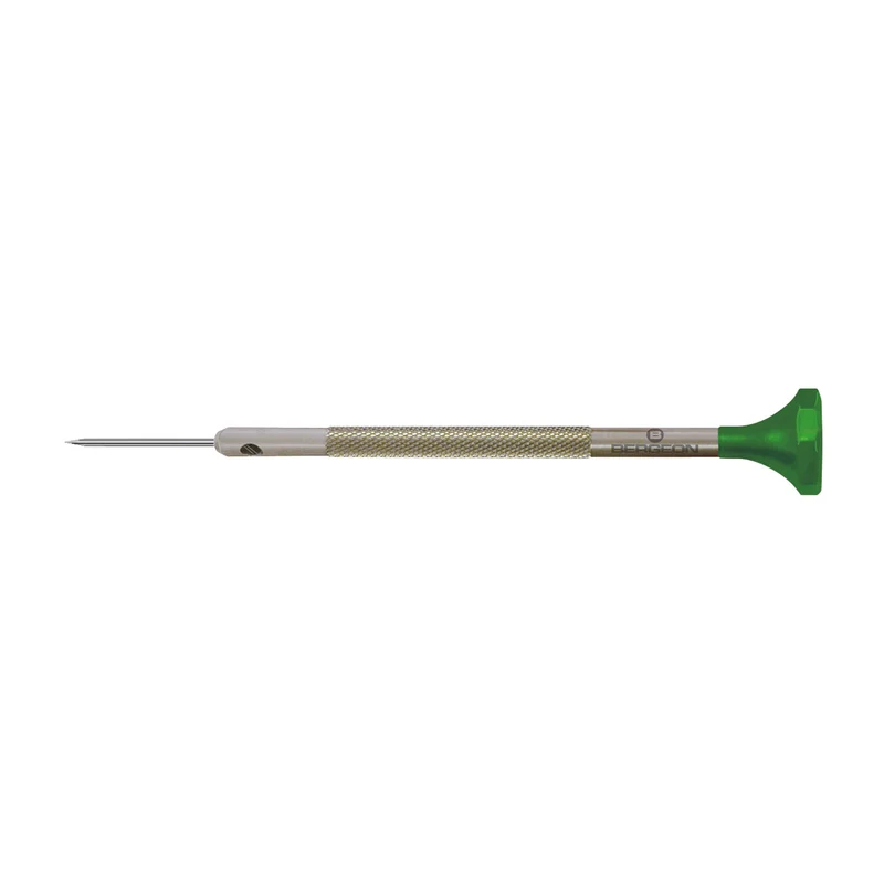 Bergeon Schraubendreher 30081-AT-200, aus Inox, mit Edelstahlklinge, 2,0 mm, mit 2 Ersatzklingen