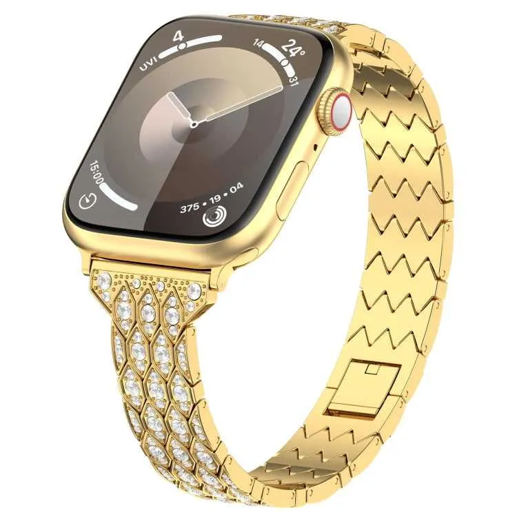 Strass Glitzer Armband für Apple Watch 45 - 40 mm
