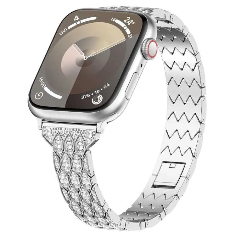 Strass Glitzer Armband für Apple Watch 45 - 40 mm