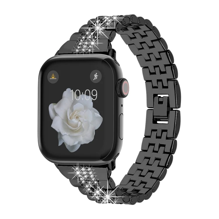 Strass Glitzer Armband für Apple Watch 49 - 44 mm
