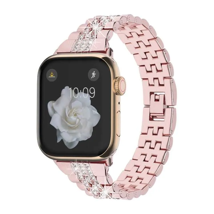 Strass Glitzer Armband für Apple Watch 49 - 44 mm