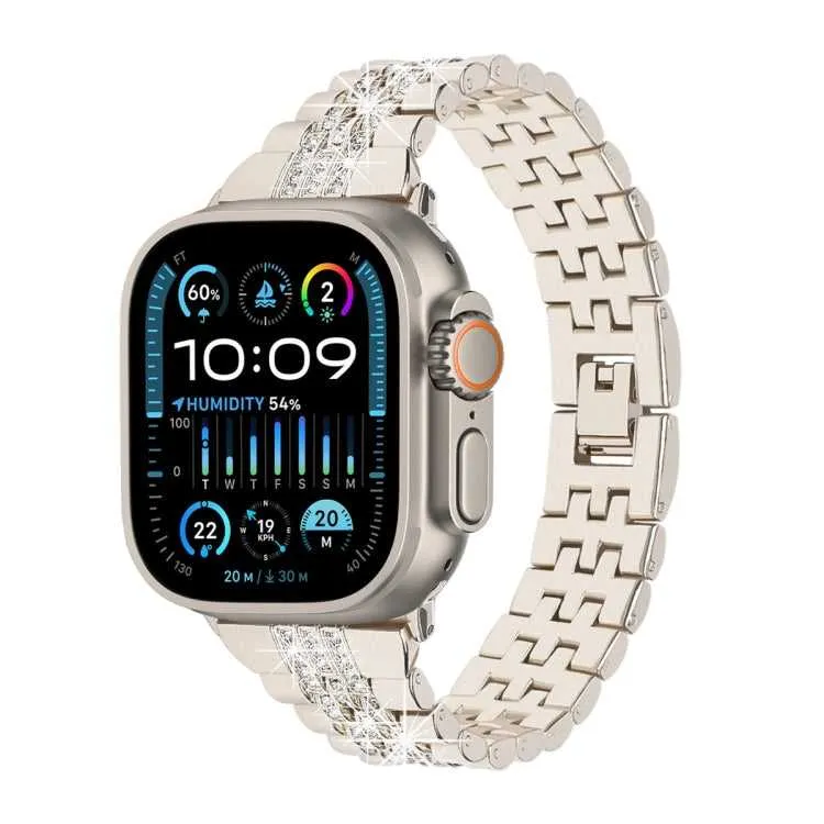 Strass Glitzer Armband für Apple Watch 49 - 44 mm