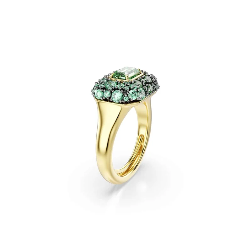 Swarovski Sublima Glam Ring in Goldoptik mit rotem Kristall 5759920