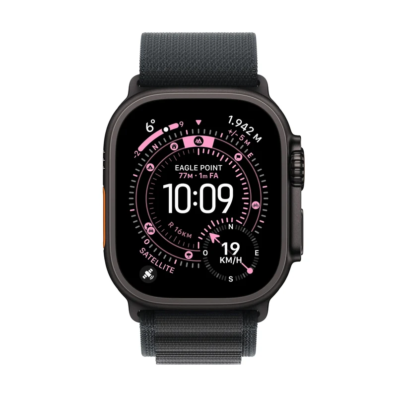 Apple Watch Ultra 3 Cell Black Tit Alp Loop - S