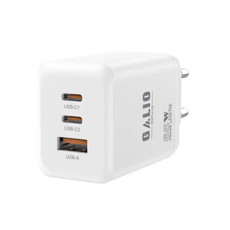 65 Watt 2x USB-C + USB-A Travel Adapter Von Galio