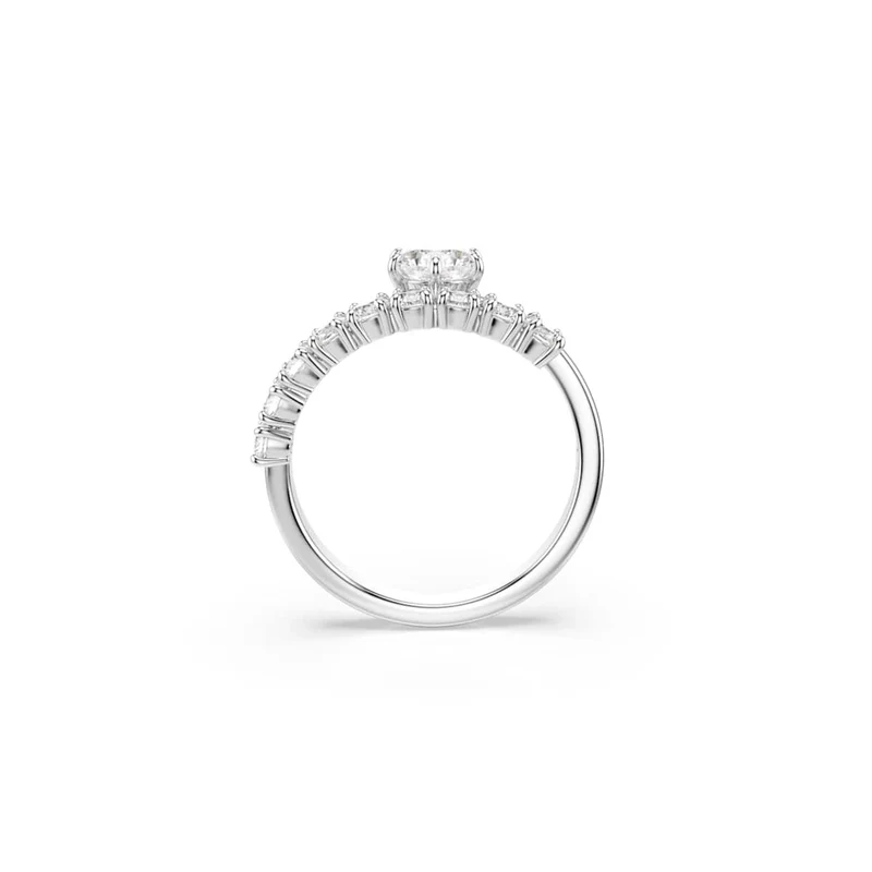 Swarovski Matrix Crash Silberfarbener Ring 5753573